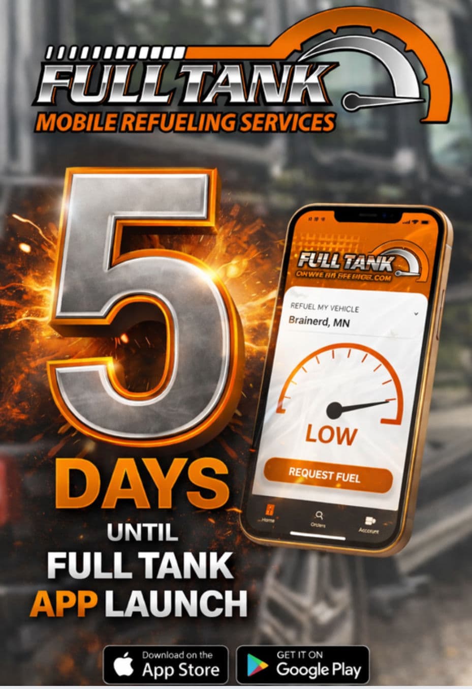 Project Exciting Launch of the Full Tank App image