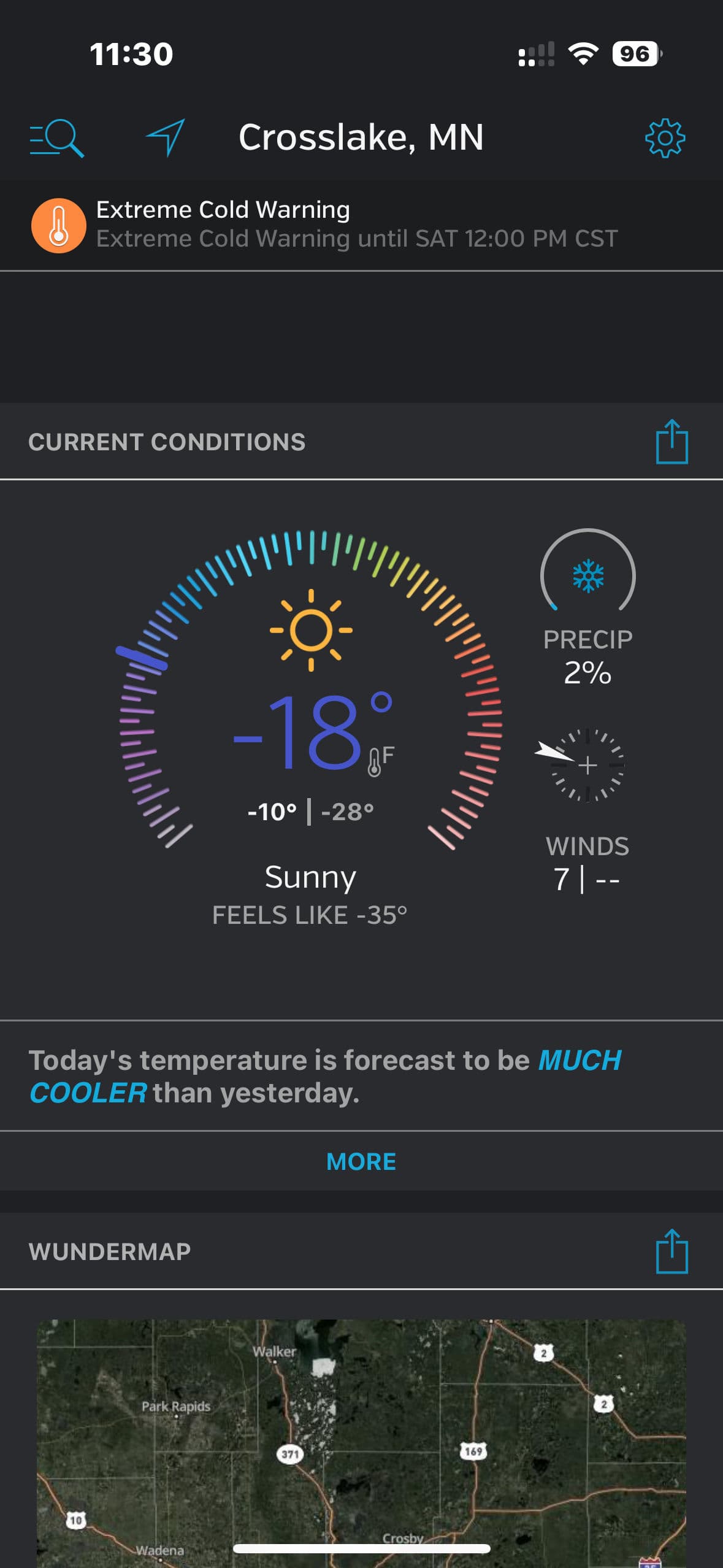 Braving the Cold in Emily MN image