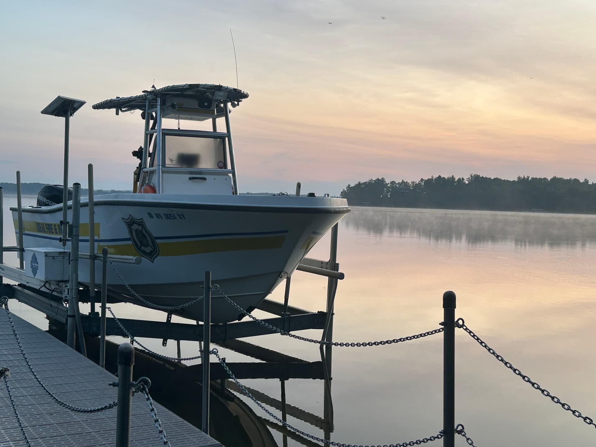 Full Tank Is Out on the Water at the Crosslake Boat Parade image